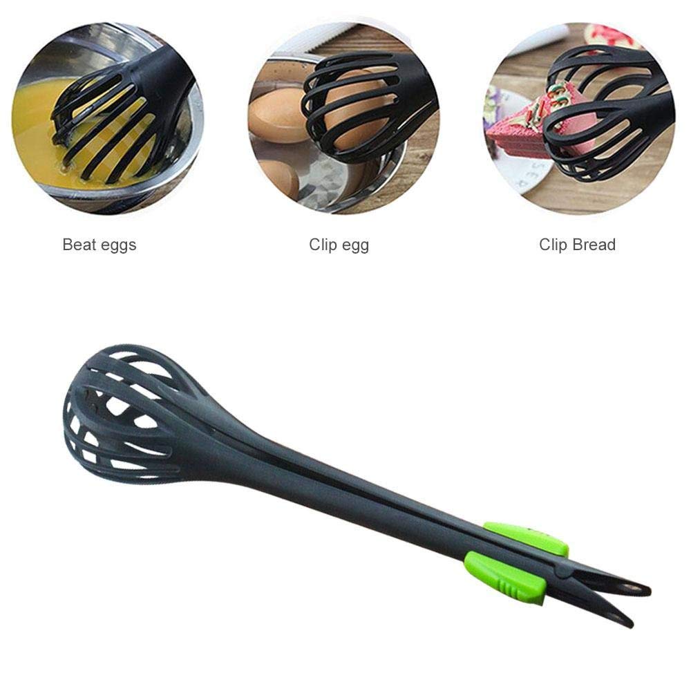 Multi-function Egg  Whisk and Food tong
