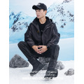 Warm high boots in winter