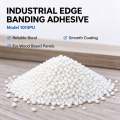 1014 Adhesivo termofusible para bandas de borde modificadas con PU, bolitas de pegamento sin rastro para sellado de bordes de paneles de PVC MDF