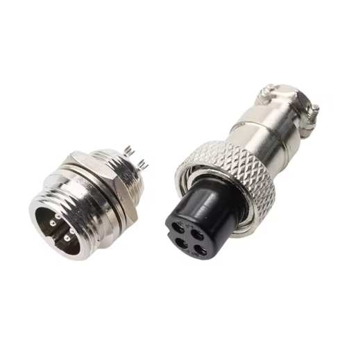 4-Pin Male Female Thread GX12 Aviation Plug Connector