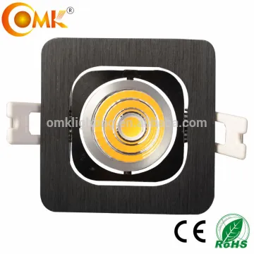 5W Brushed Balck LED Grille light ceiling light square ceiling