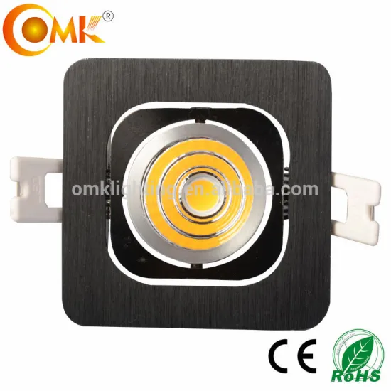 5W Brushed Balck LED Grille light ceiling light square ceiling
