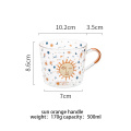 Creative Flower Coffee Mug Office Glass Water Cup