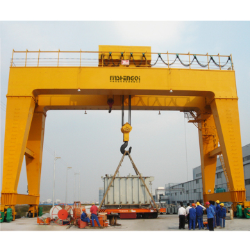Mobile Double Beam Gantry Crane for 40ft Containers