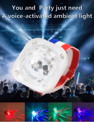 Voice-Controlled RGB LED Circular Light: DIY Night Light Decoration