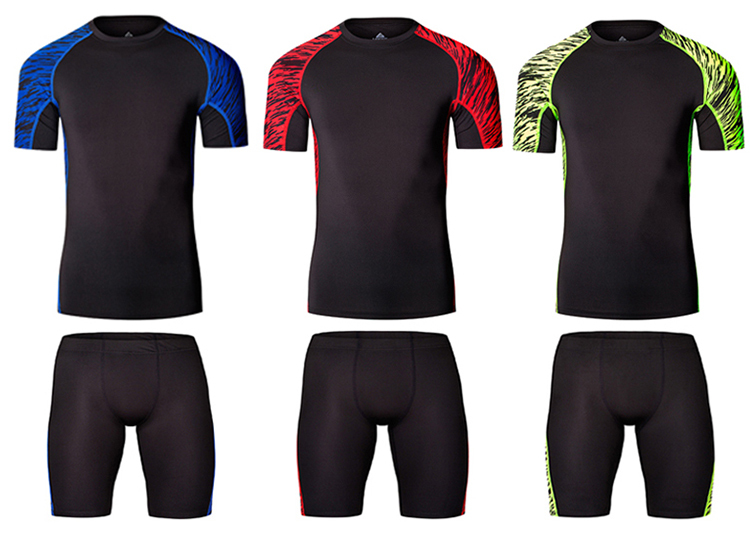 Wholesale Cheap Short Sleeve Compression Men's Gym Wear