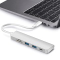 USB C HUB Mulitiport محول مع PD