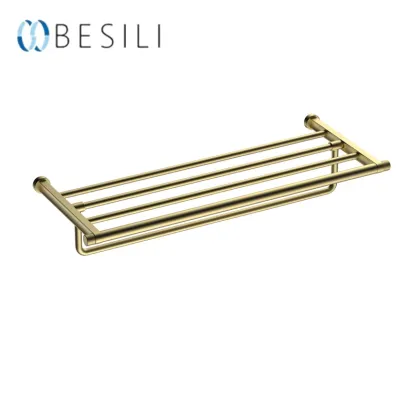 High-Capacity Matte Black Towel Rack for Family Bathrooms