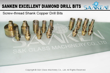 Screw-Thread Shank Copper Drill Bits