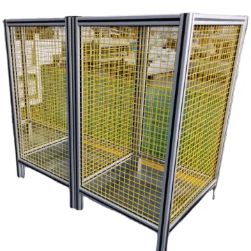 Aluminum Profile Robot Fence: Industrial Anti-Arc Screen and Workshop Partition