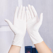 Guantes médicos de látex desechables / guantes de examen de látex