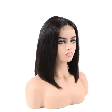 Brazilian human hair short bob lace front wigs,Short 8-12 inch Natural Virgin Hair Human Lace Wigs Bob Wigs