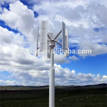 CHINESE New qingda RICHUAN 2kw vertical wind generator solar power systom