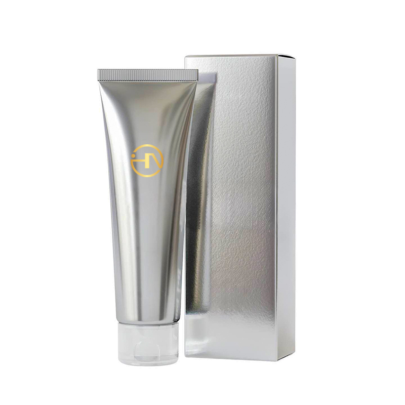 Custom High-end Silver Color Body Scrub Packaging