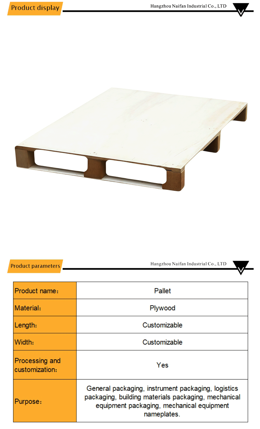 eu standard export pallet
