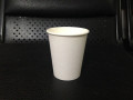 12 oz branco quente copo descartável com tampas de Cappuccino