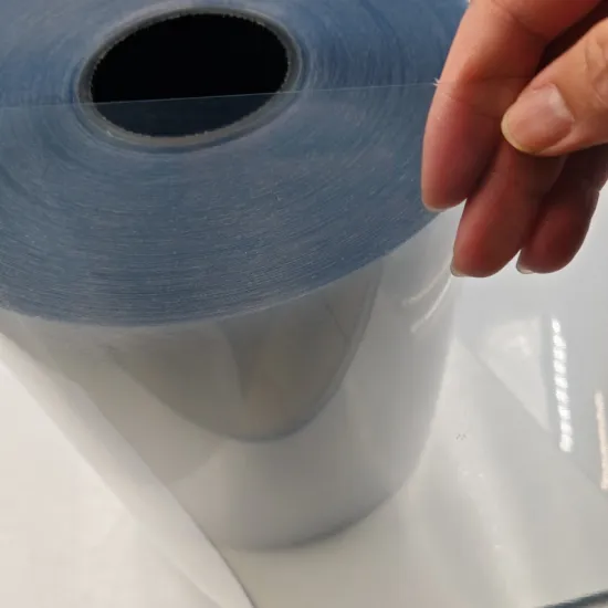 glass clear pvc/pe film Heat-sealable with liquids