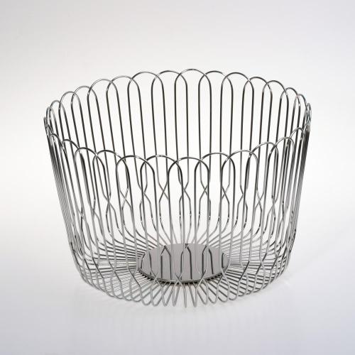 Decorative fruit bowl 304Stainless steel mesh hollow out household fruits basket Manufactory