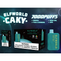 ELF WORLD Caky 7000Puffs 650mah Rechargeable Battery