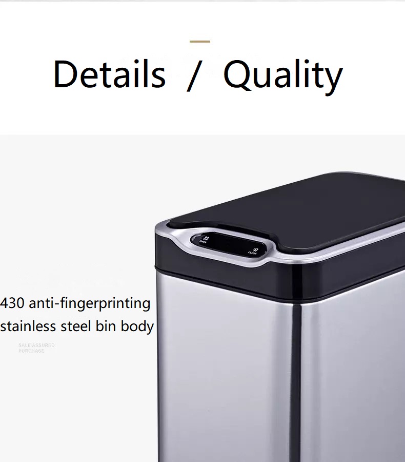 430 Stainless Steel Garbage Bin 