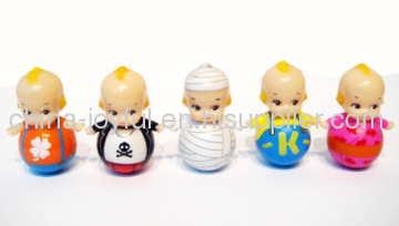 Cartoon Tumbler Toy In Different Dresses 