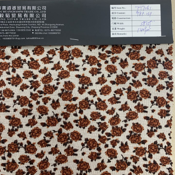 Dense Dobby 98P/2SP Width 58/59 Floral Fabric