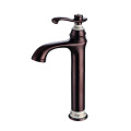 All-copper European simple countertop basin faucet