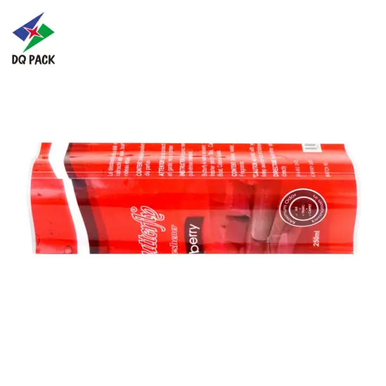 DQ PACK Custom PVC Transparent Shrink Label Plastic Bottle Label Packaged And Packaged Film Film