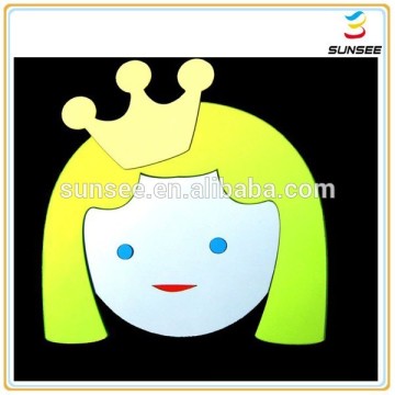 Hot Sale cartoon shpaed Acrylic adhesive decor wall mirror stickerr With 100% virgin PMMA material