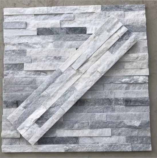 Ice Grey Natural Culture Slate Stone For Veneer 15*60