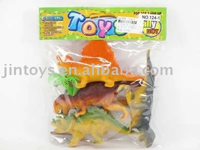 Plastic Animal Toy, Dinosaur(4in1)