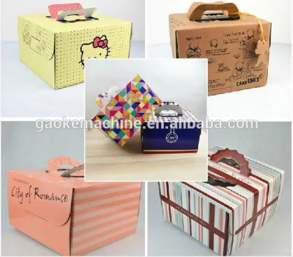 GK-1600SLJ international folding machine for gluing &6 corner box crash bottom-lock box