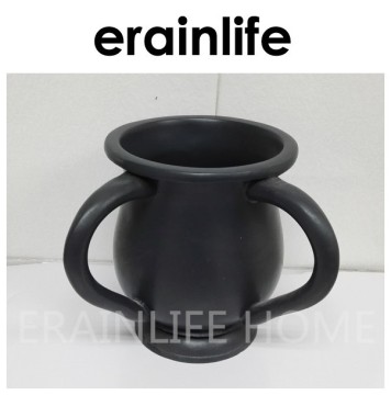 china made black resin hand washing cup, mug cup