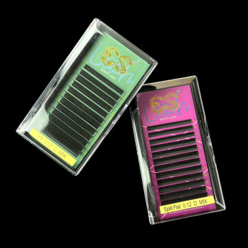 Natural Cluster Cashmere Long Split Lashes for Classic Eyelash Extensions
