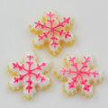 Hot Selling Winter Mini Sneeuwvlokken Hars Cabochon Plaksteen Kralen Voor Kerstvakantie Ornamenten Party Decor DIY Speelgoed Artikelen