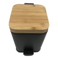 Bamboo Lip Square Pedal Bin