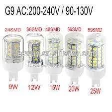 4W G9 Smd LED Light Bulbs