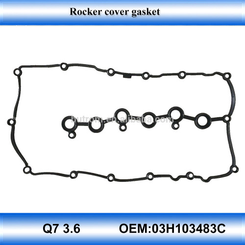 Auto manufacturer rocker cover gakset for valve cover Q7/3.6,Touareg 3.6,pasat 3.2