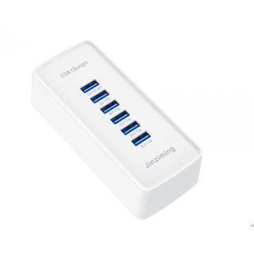 5V2.4A 6-port 30W Telepon USB Ddesktop Charger