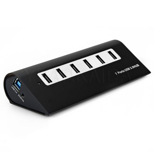 All-aluminum high-speed 7-port USB HUB