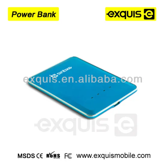 High quality factory price Wholesale Credit card Portable Slim Power Bank,Thin Power Bank For Gift