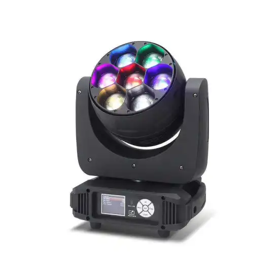 LED 7x40W Zoom Wash LED Moving Head Light for DJ, Nightclub, Party, Concert