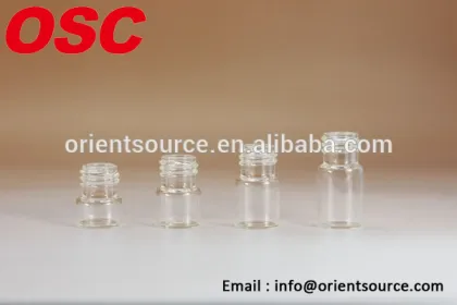 1 dram 1/4 dram glass vials
