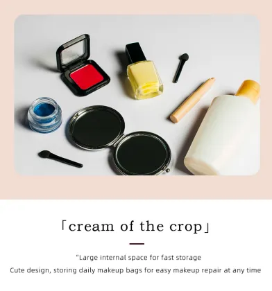 Tweed makeup bag makeup bag