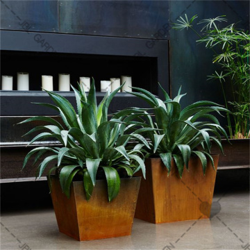 Customized metal large planter outdoor planters