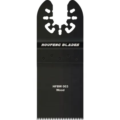 Black Multifunction Oscillating Saw Blades Set - 4 Pcs