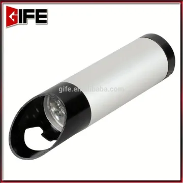 Colorful Aluminum Material Convenient Promotional 3AAA button cell Operated Mini 9 LED Beer bottle opener keychain