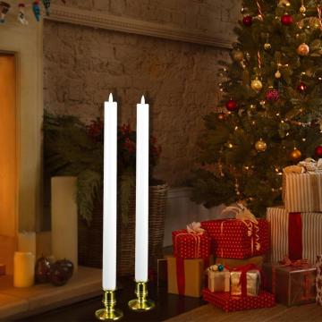 Battery Operated Led Flameless Window Taper Candles