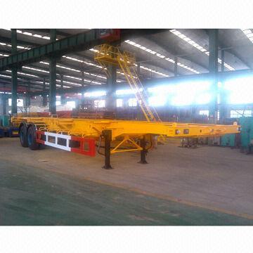 40ft Container Trailer, 3 Axle FUWA Brand, with Load Capacity of 60T, 12.00R22.5 Tire