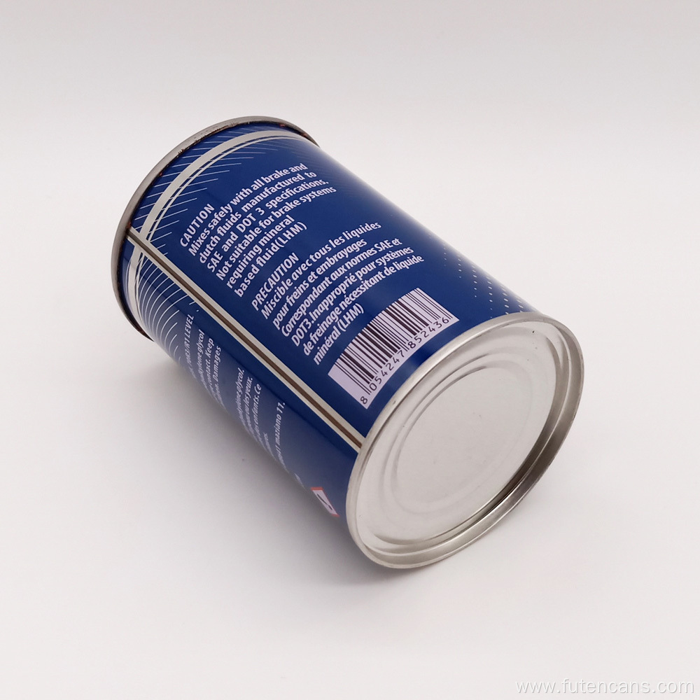 DOT 3 Hydraulic Fluid Oil Tin Can
